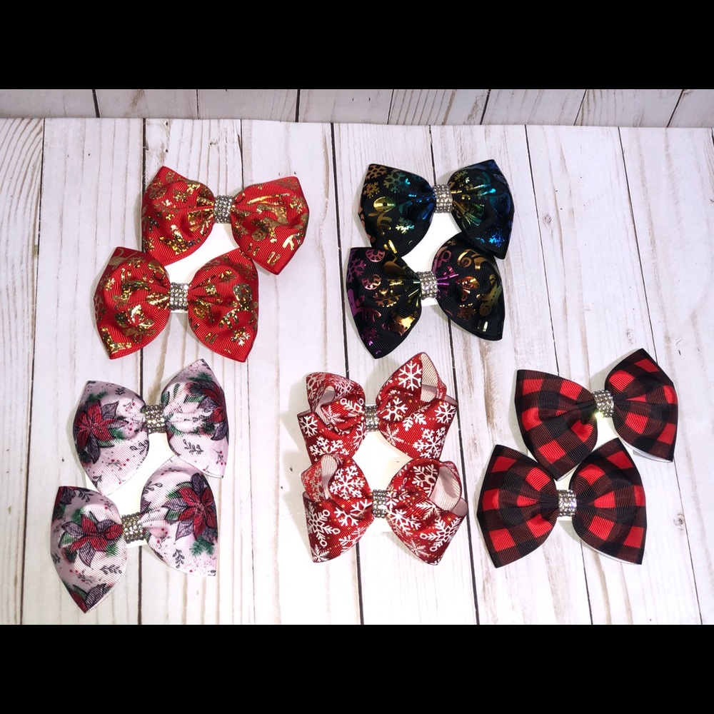 Handmade Christmas bows